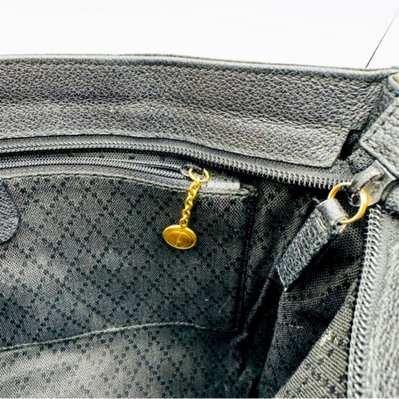 GUCCI Black Suede Bamboo Top Handle Satchel Hand Bag! - Picture 12 of 14